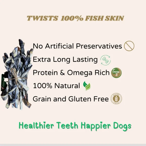 100% Fish Skin Twists