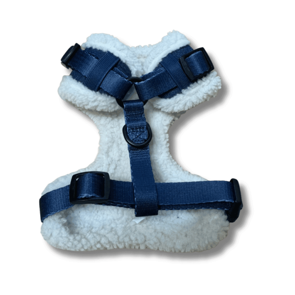 Denim with Fleece MLA Pets Dog Harness Back