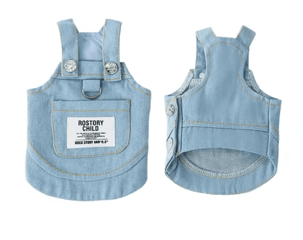 Front Back - Denim Dungarees