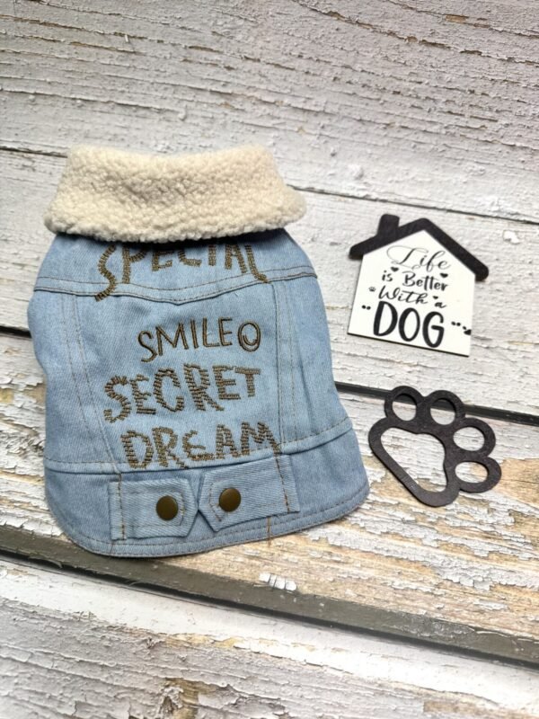 Small Dog Fleece Collar Jacket