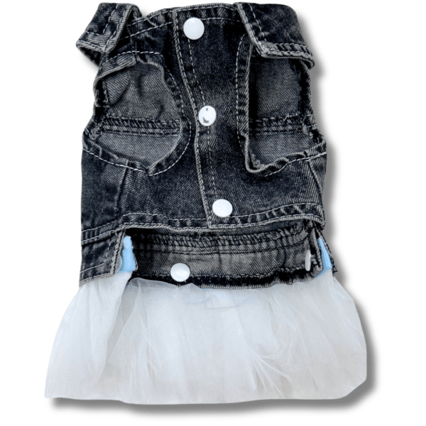 Black Denim Removable Dress