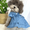 Small Dog Hand Made Denim Dress