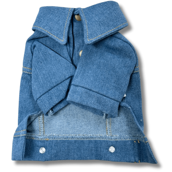 Denim 'Printed' Dog Jacket