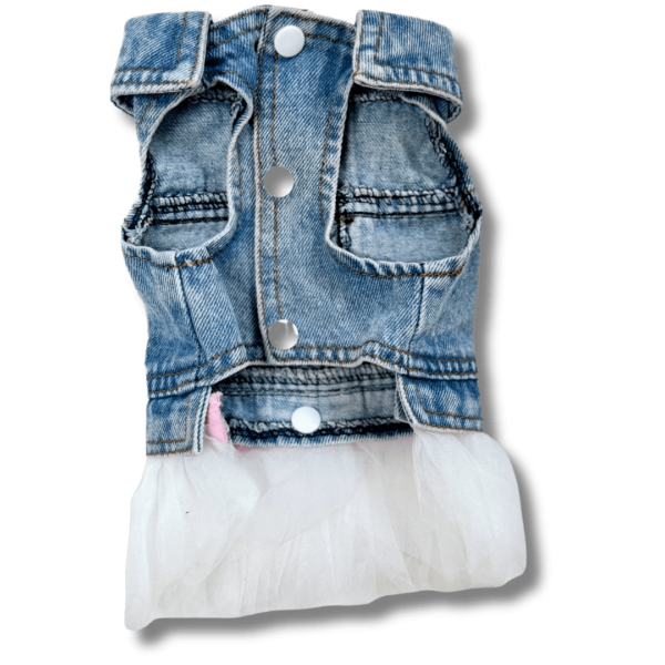 Denim Shirt Removable Dress Front