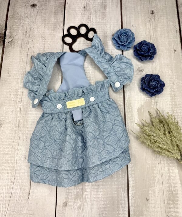 Small Dog 'Hand Made' Light Denim Dress