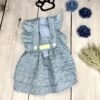 Small Dog 'Hand Made' Light Denim Dress Back Pic
