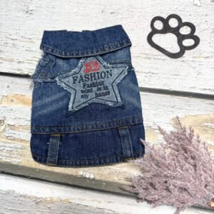 Sleeveless 'Rock Style' Denim Shirt