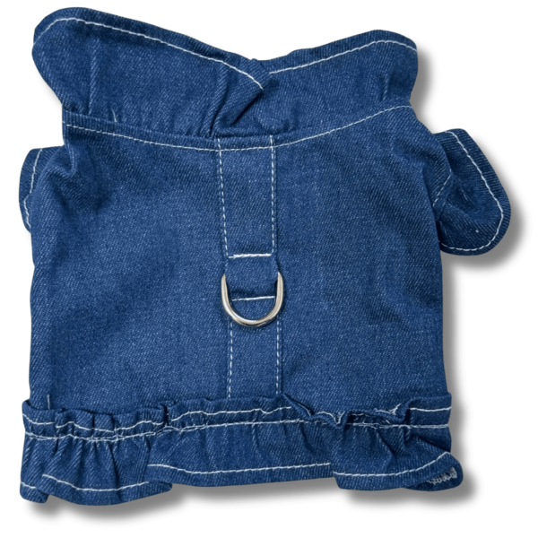 Summer Denim Dog Blouse (Back)