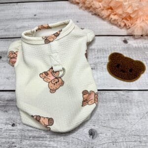 Cute Teddy Puppy Top Back