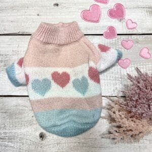 Heart Jumper for Teacup Dogs
