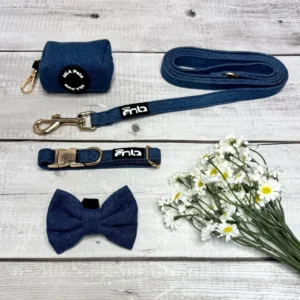 Dark Denim Collar Bundle Set