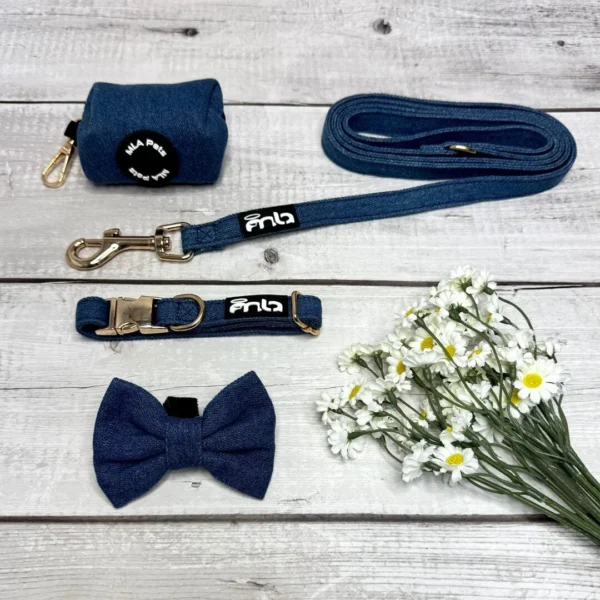 Dark Denim Collar Bundle Set