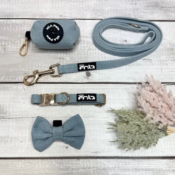 Light Denim Collar Bundle Set 4 Piece